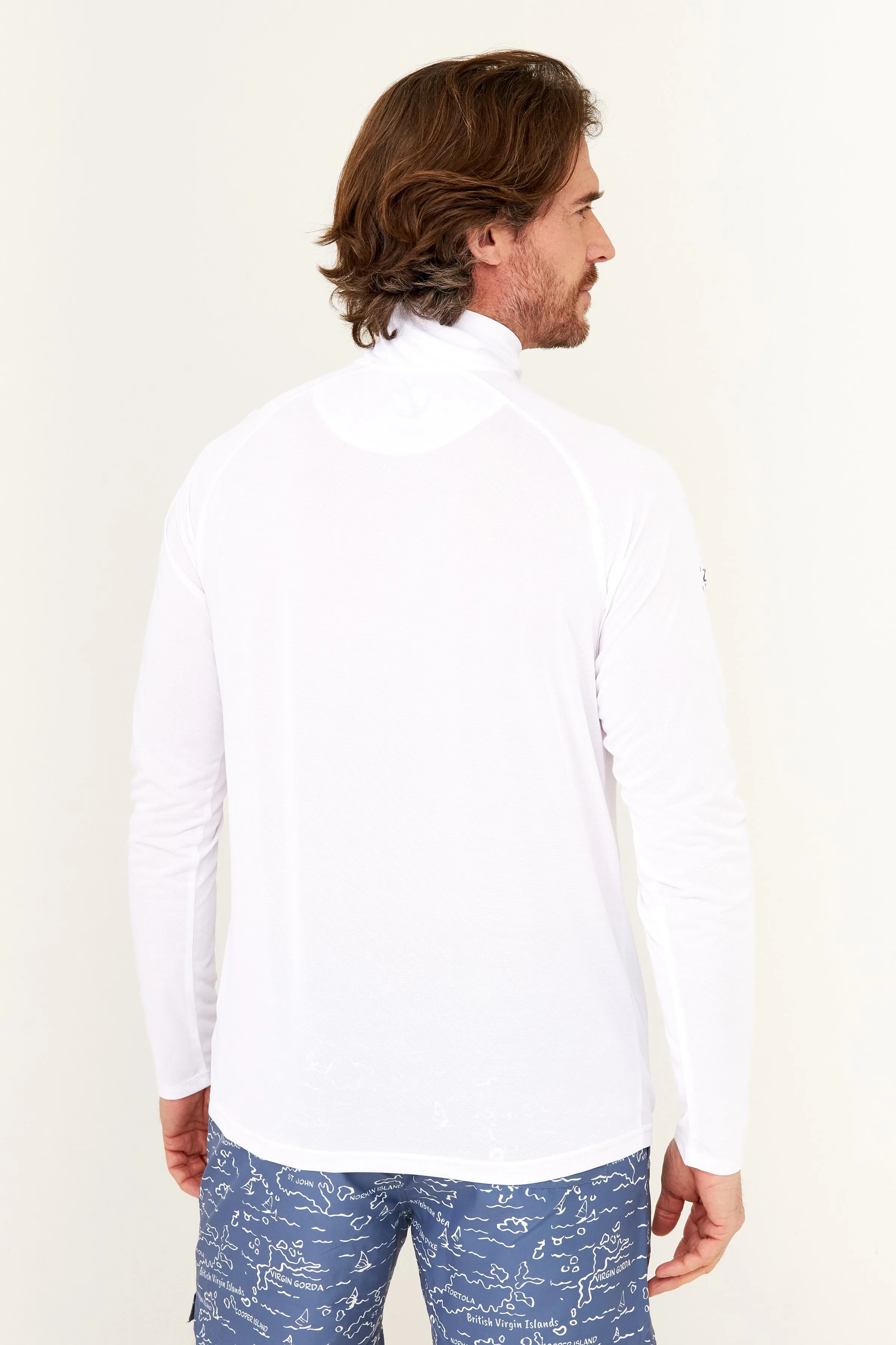 Zip Tech UPF50 Shirt - White